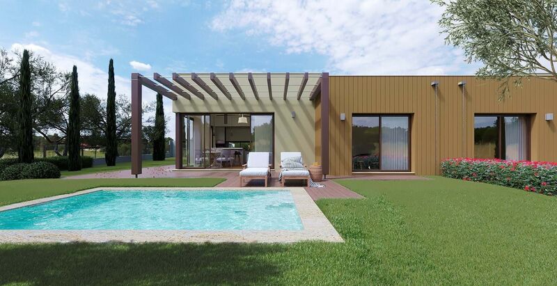 Moradia Moderna em banda V2 Silves - ar condicionado, condomínio privado, piscina, jardim