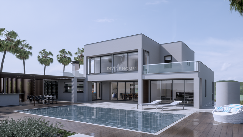 House V4 Luxury Lagos São Sebastião - terraces, terrace, heat insulation, swimming pool, garage