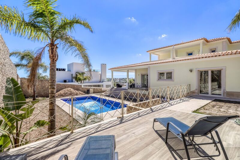 House V4 Albufeira - sea view, terrace, garden, swimming pool, garage, air conditioning, fireplace