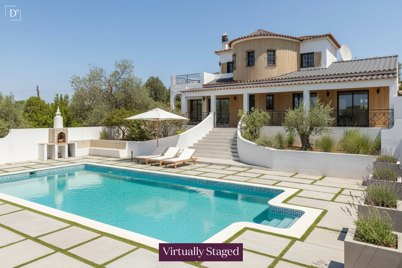 House V4 São Brás de Alportel - terraces, swimming pool, fireplace, terrace, garage