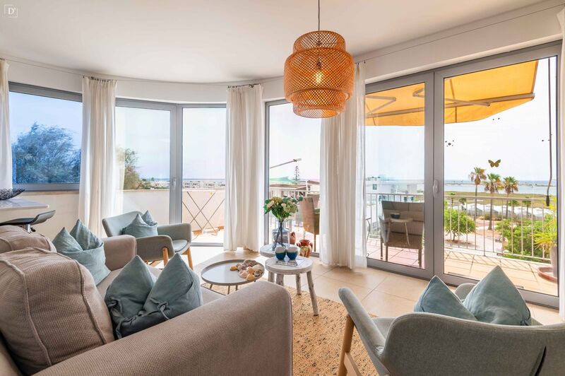 Apartment T2 Modern Fuseta Olhão - balconies, terrace, balcony, swimming pool, double glazing, lots of natural light, air conditioning, great location, furnished