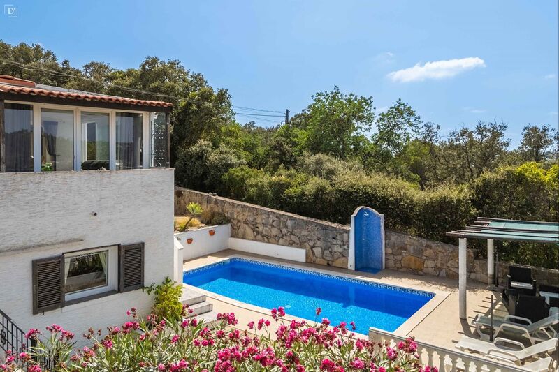House V2 Semidetached São Brás de Alportel - terraces, tiled stove, swimming pool, countryside view, garden, furnished, double glazing, solar panels, terrace