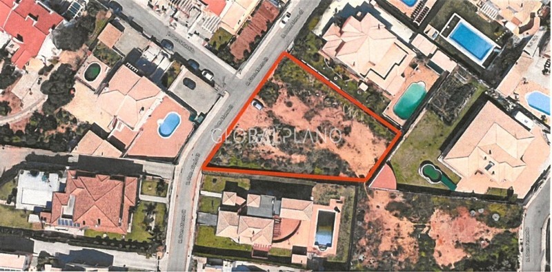Plot with 1131sqm Bela Vista Parchal Lagoa (Algarve) - construction viability