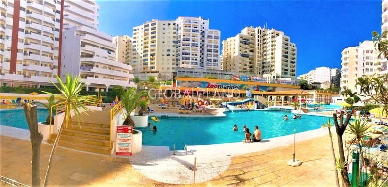 Apartment T1+1 Praia da Rocha Portimão - swimming pool, balcony