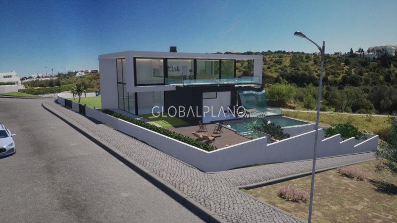 House V3 Luxury under construction Porto de Mós Santa Maria Lagos - sea view, swimming pool, barbecue, balcony, garage