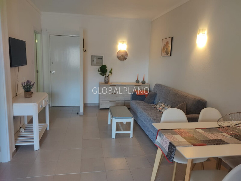 Apartamento T1 Praia da Rocha Portimão - equipado, varanda, mobilado