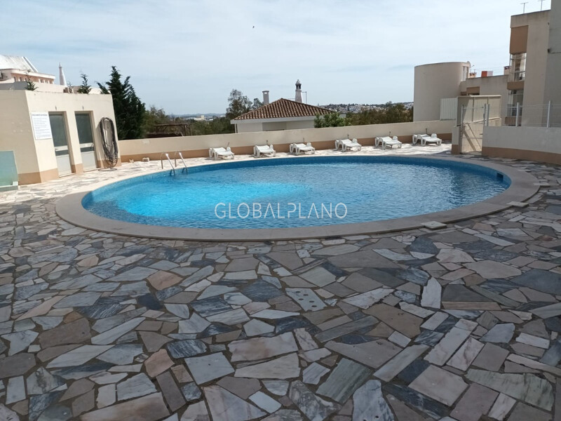 Apartment T1 Refurbished Praia da Rocha Portimão - balcony, kitchen, swimming pool