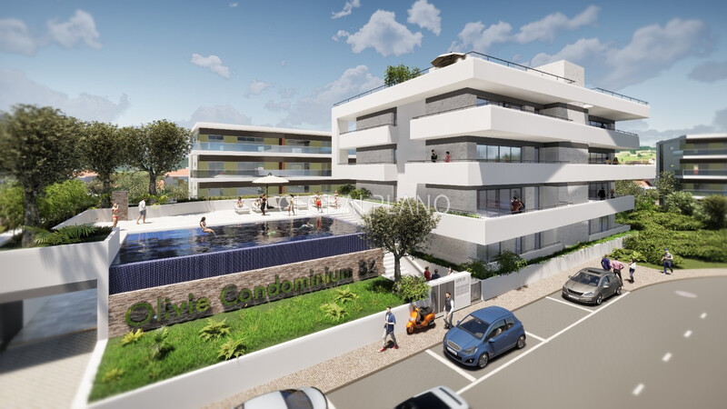 Apartment spacious T3 Portimão - equipped, air conditioning, gated community, swimming pool, kitchen