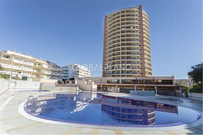 Apartment T1 Praia da Rocha Portimão - parking space, balcony, garage, swimming pool, condominium