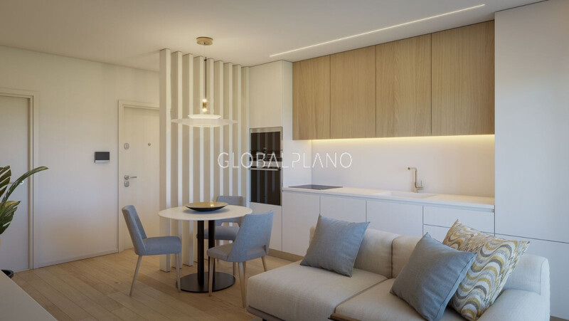 Apartment nuevo T1 Centro Portimão - barbecue, balcony, air conditioning, kitchen