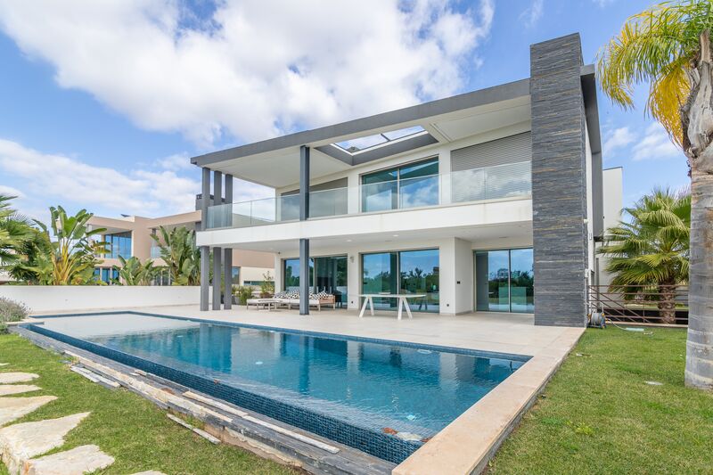House V4 Luxury Vilamoura Quarteira Loulé - barbecue, green areas, terrace, garage, swimming pool