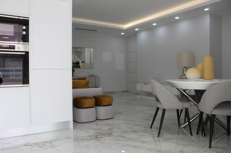Apartment new 3 bedrooms Lagos Santa Maria - gardens, double glazing, balcony, kitchen, swimming pool, solar panels