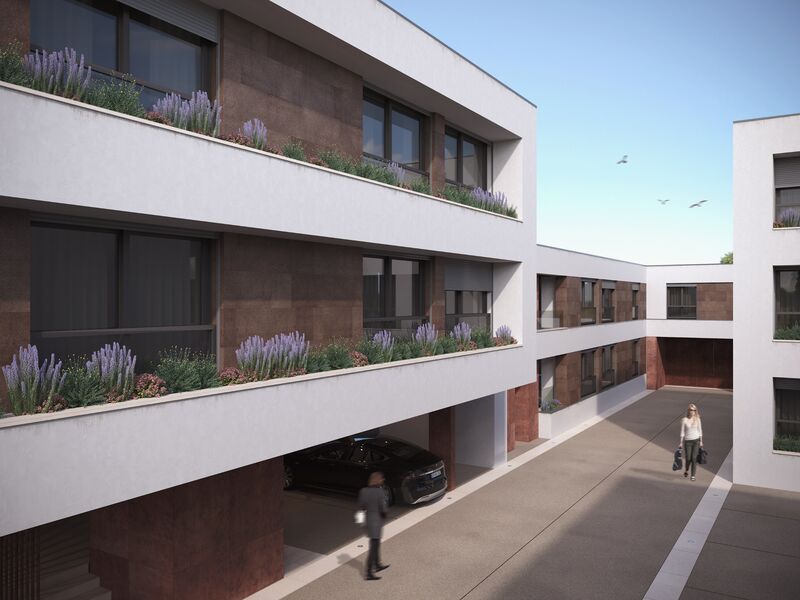 Apartment nouvel in the center T2 Faro - garden, gated community, balcony, condominium, store room, kitchen