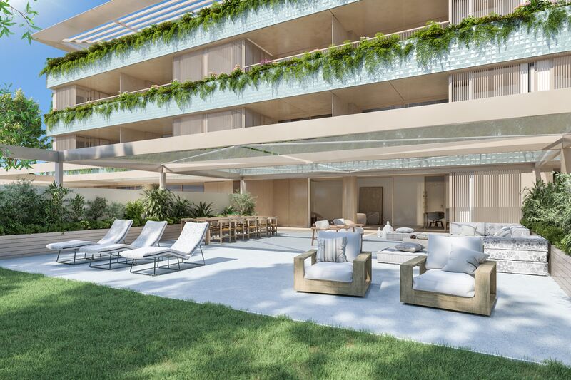 апартаменты T4 Vilamoura Quarteira Loulé - бассейн, сады, терраса, террасы, закрытый кондоминиум