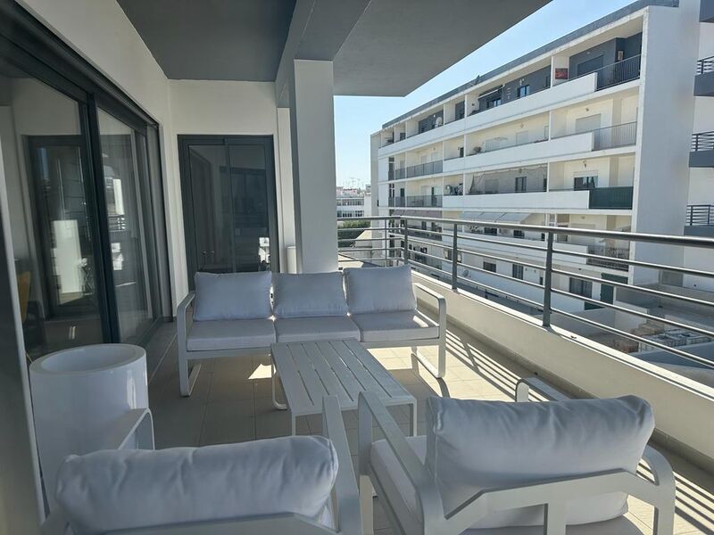Apartment Modern T2 Centro Olhão - balcony, garden, terrace, balconies, gardens
