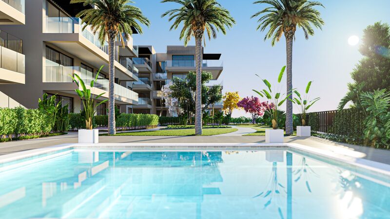 Apartment 3 bedrooms Duplex in the center Vilamoura Quarteira Loulé - equipped, garage, garden, terrace, balconies, gated community, terraces, balcony, swimming pool