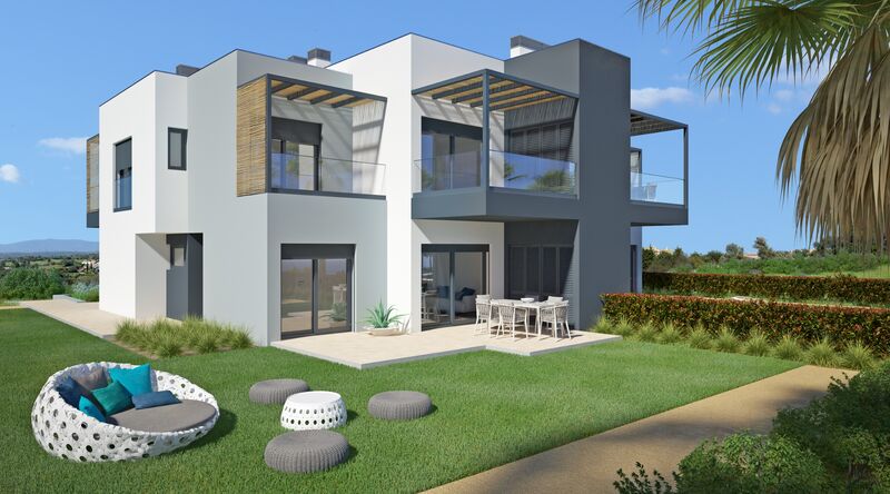 Apartamento T1+2 Sesmarias Lagoa (Algarve) - jardins, terraço, piscina, ténis, ar condicionado