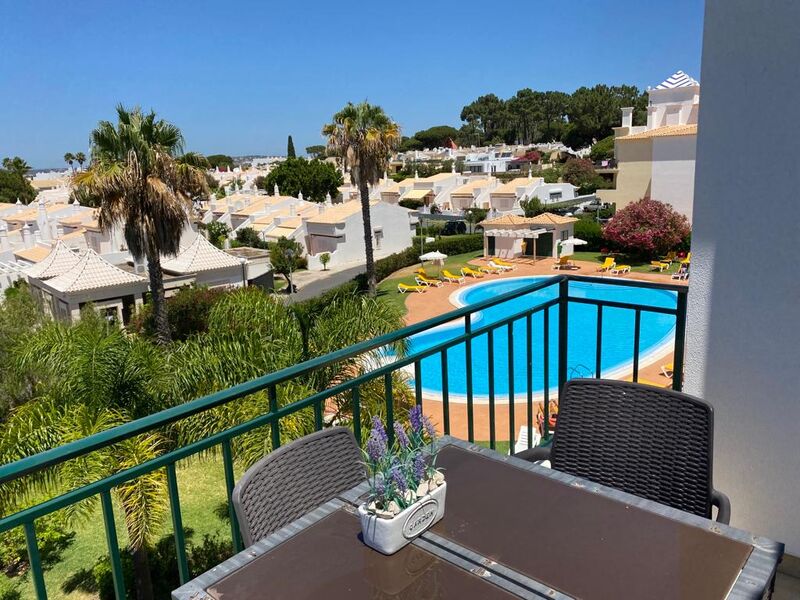 Apartment T1 Luxury Vilamoura Quarteira Loulé - fireplace, equipped, balconies, air conditioning, gardens, barbecue, swimming pool, balcony, furnished, garden