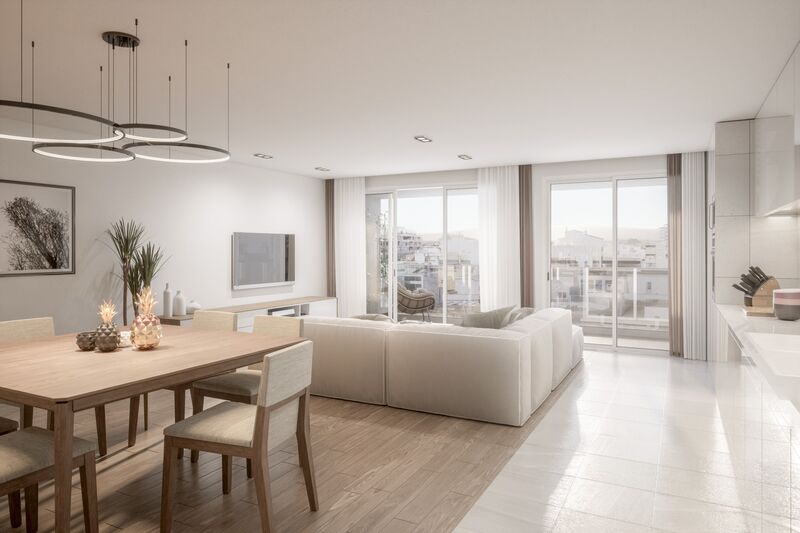 Apartment T2 Faro - gardens, alarm, double glazing, radiant floor, garage, balcony, sound insulation, air conditioning, balconies