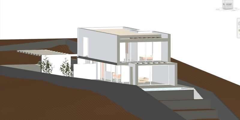 жилой дом V3 отдельная в процессе строительства Castro Marim - полы с подогревом, двойные стекла, солнечные панели, барбекю, гараж, сад, спокойная зона, система кондиционирования, бассейн