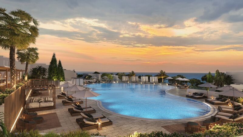 Apartamento T1 de luxo Olhos de Água Albufeira - terraços, equipado, vista mar, piscina