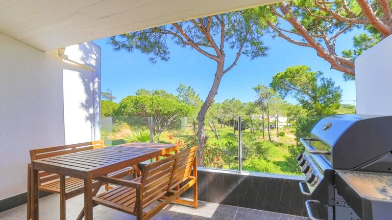 Apartment T1 Luxury Quinta do Lago Almancil Loulé - tennis court, swimming pool, fireplace, furnished, balcony