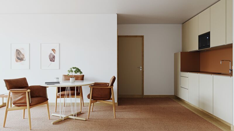 Apartamento T1+1 no coração da cidade do Porto