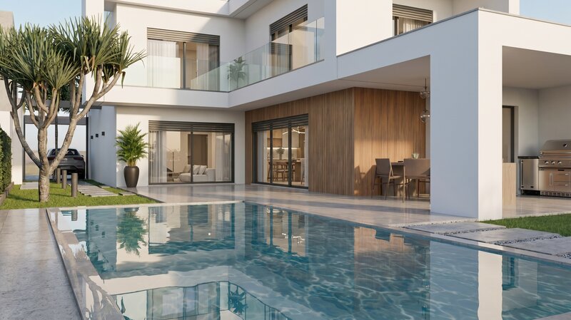 Moradia T4 duplex com piscina privativa a 20 min de Lisboa, em Alcochete