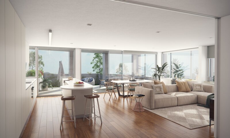 Apartamento T3 Novo com Jardim Privativo junto à Avenida da Boavista - Porto