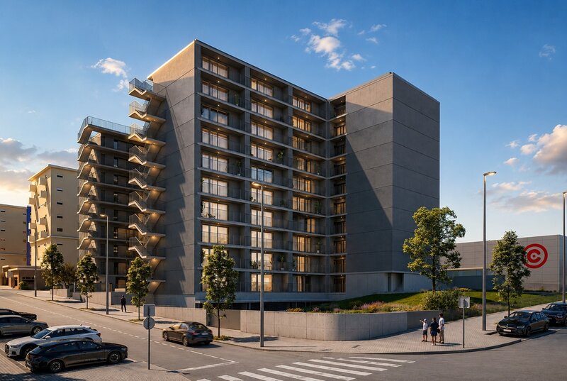 Apartamento T2 com terraço no Monte da Virgem - Vila Nova de Gaia