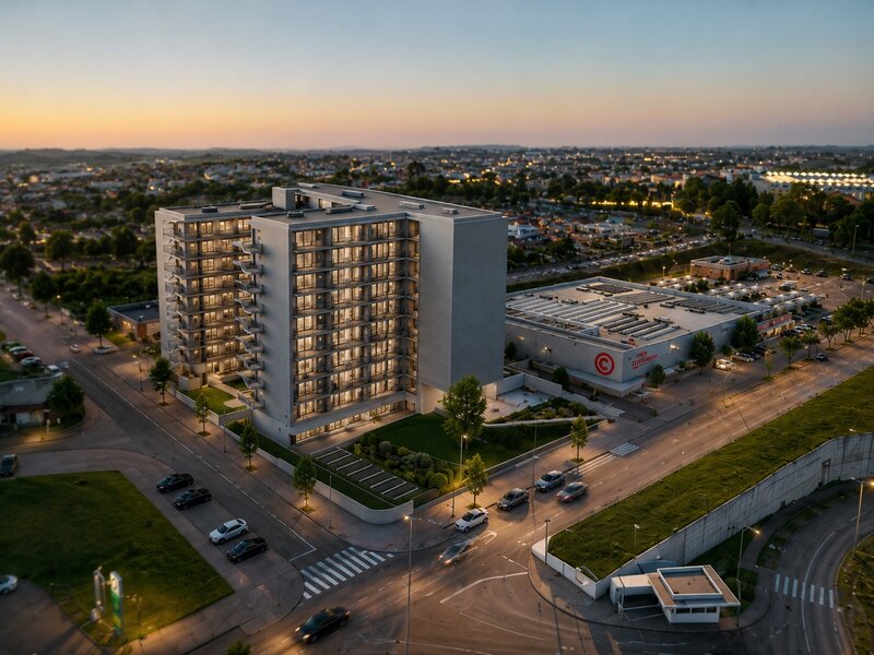 Apartamento T2 com varanda no Monte da Virgem - Vila Nova de Gaia