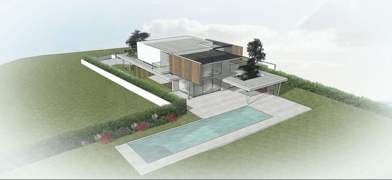 House V3 Modern Albufeira - balcony, swimming pool, garden, terrace, balconies