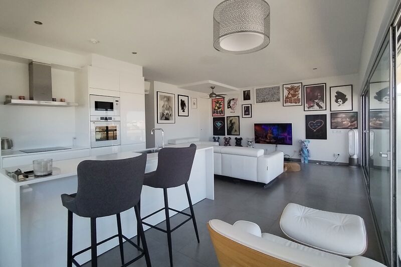 Apartment T2 Modern Estrada de Vale de Pedras Albufeira - balcony, swimming pool, garage, parking space