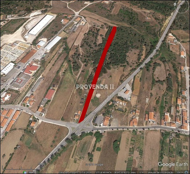 Land with 7934sqm Várzea-Feiteira Aljezur - electricity, mains water, water