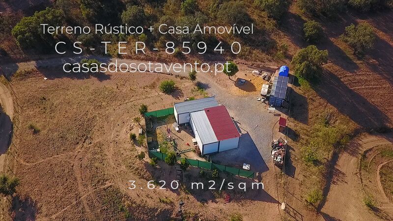 Terreno novo com 3620m2 Rio Seco Castro Marim - painéis solares, painel solar, água