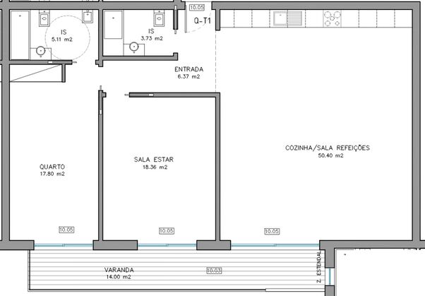 Apartamento novo T1+1 Quinta da Gomeira Cabanas de Tavira - piscina, painel solar, lugar de garagem, vidros duplos, garagem, varanda