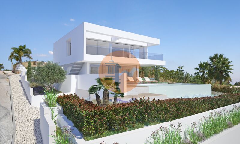 House V3 Isolated under construction Luz Lagos - terrace, air conditioning, alarm, garage, garden, barbecue, boiler, double glazing, swimming pool