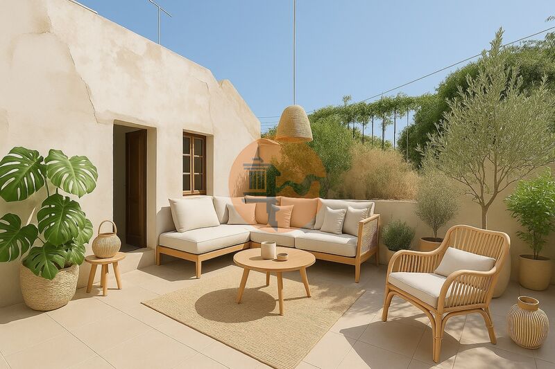 House V3 to recover Luz de Tavira - terrace, backyard, store room