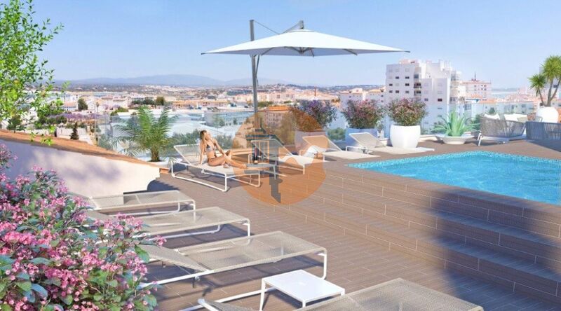 Apartment 2 bedrooms new São Gonçalo de Lagos - solar panels, balcony, balconies, swimming pool, double glazing, radiant floor, air conditioning, terrace, terraces, garage