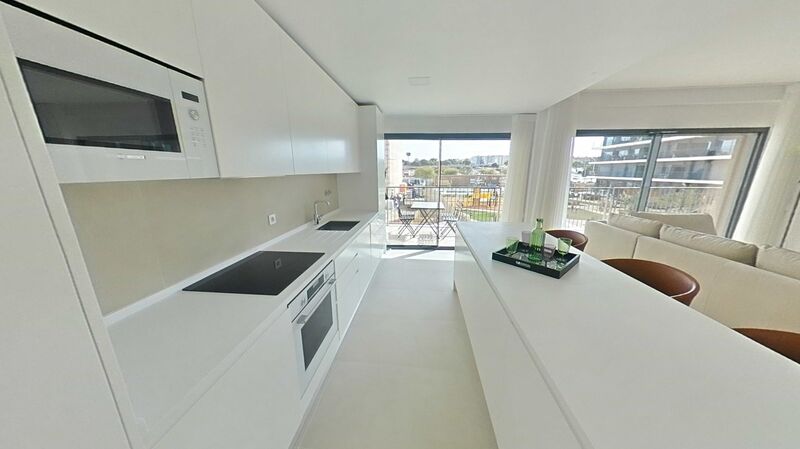 Apartment T3 neue Lejana de Baixo Faro - terraces, balconies, balcony, air conditioning, barbecue, terrace