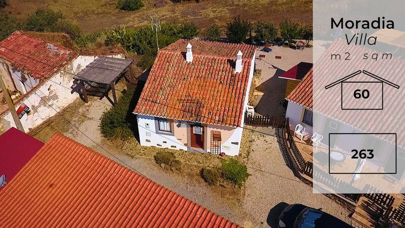 House V1 Refurbished Alcarias Grandes Azinhal Castro Marim - air conditioning, terrace, tiled stove, central heating, balcony, garage, equipped kitchen, garden, solar panel, swimming pool