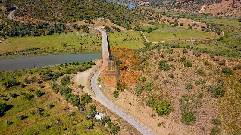 Terreno com 9240m2 Foz de Odeleite Castro Marim - água de furo, furo, luz, água, laranjeiras, electricidade