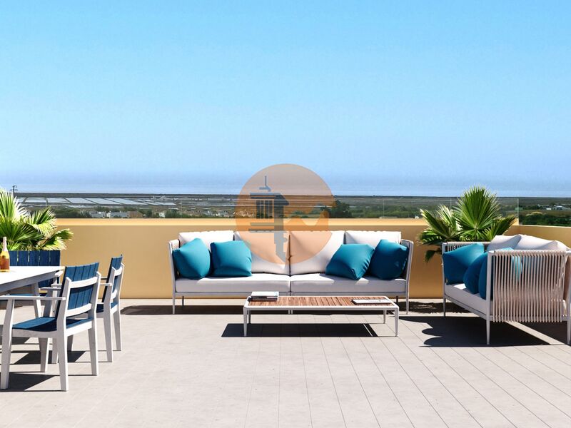 Apartamento com vista mar T3 Quinta do Caracol Tavira - vista mar, piscina, painéis solares, ar condicionado