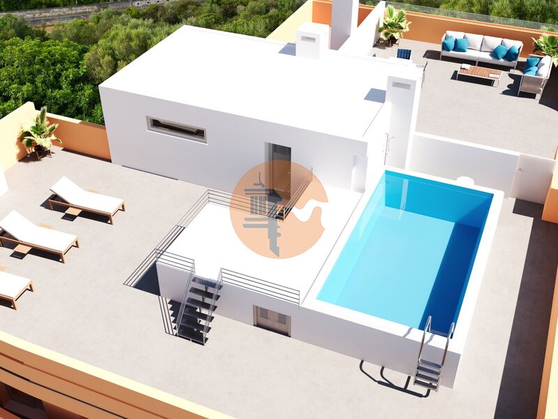 Apartamento T3 com vista mar Quinta do Caracol Tavira - ar condicionado, piscina, painéis solares, vista mar