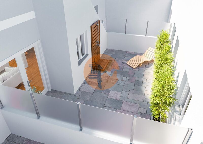 Apartment T2 Modern in the center Vila Real de Santo António - terrace, thermal insulation, green areas, gardens