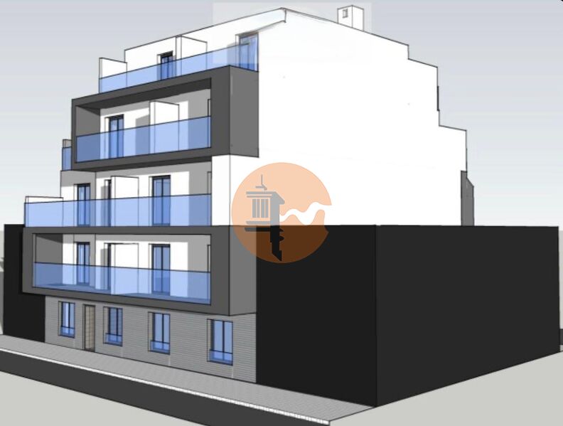 апартаменты новые T1 Monte Gordo Vila Real de Santo António - 1º этаж, вид на море, солнечная панель