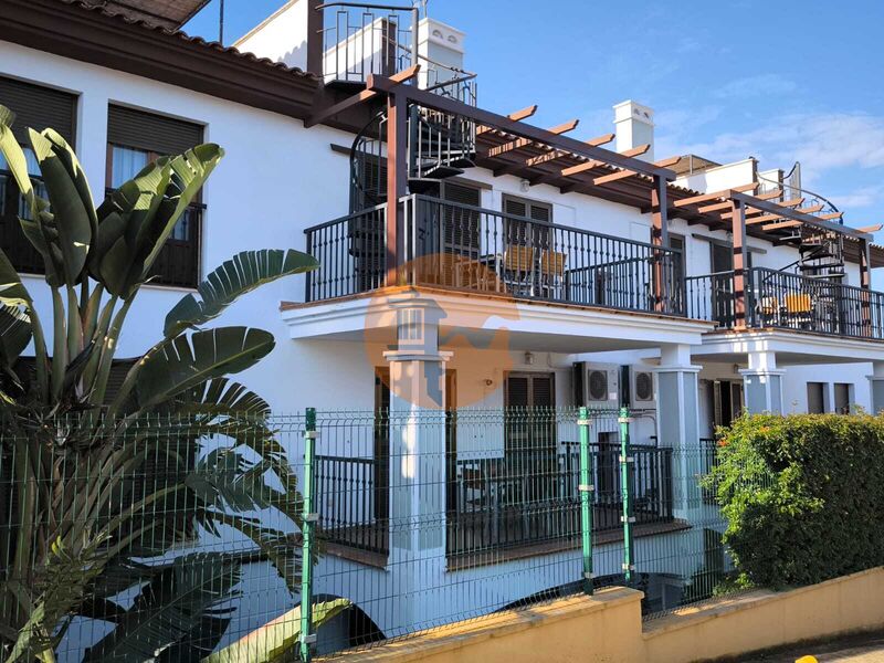 апартаменты T2 Residencial Las Encinas Costa Esuri Ayamonte - система кондиционирования, сады, терраса, парковка, веранда, мебелирован, бассейн
