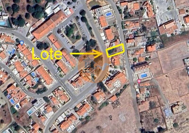 Plot of land with 270sqm Casas da Audiência Monte Gordo Vila Real de Santo António