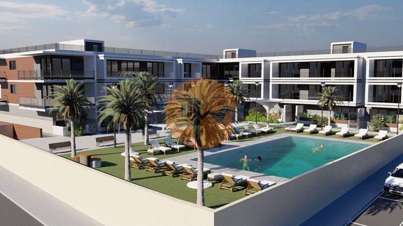 Apartment Modern under construction T2 Fuseta Olhão - solar panels, equipped, gated community, swimming pool, air conditioning, balcony, store room