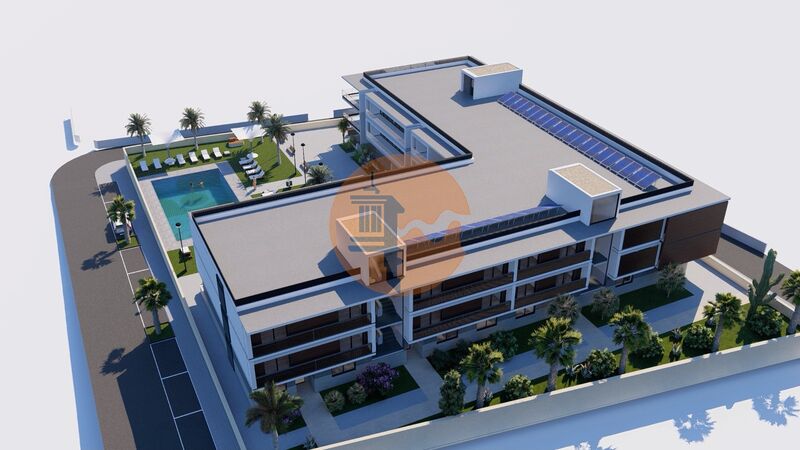Apartment Modern under construction T2 Fuseta Olhão - solar panels, equipped, gated community, swimming pool, air conditioning, balcony, store room